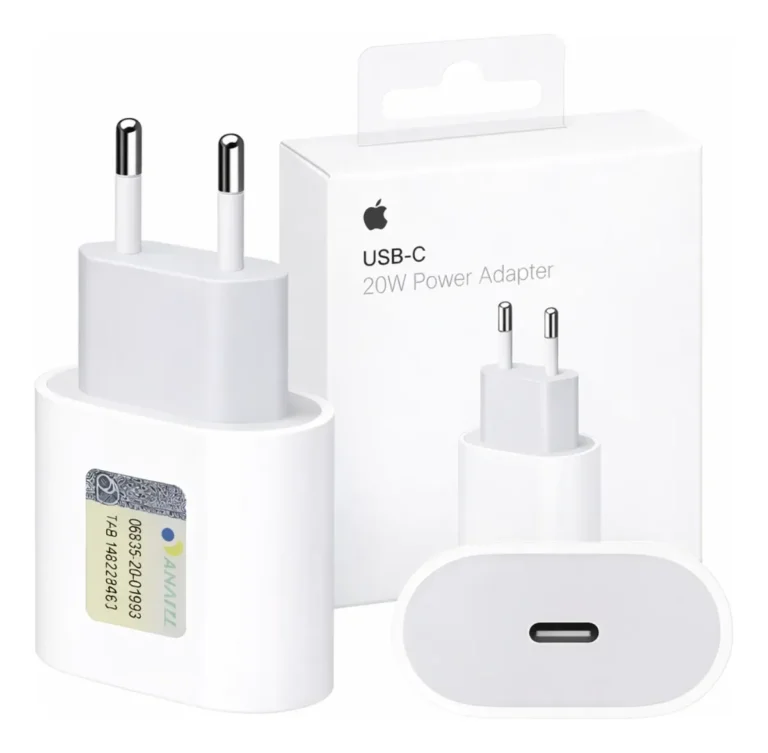 Carregador Apple 20W USB-C Turbo branco