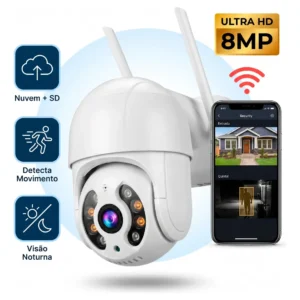 Câmera De Segurança Ip Wifi A8 Full Hd Icsee Ptz 355