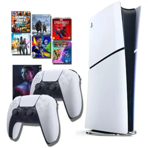Console Playstation®5 Slim Digital + 2 Controles + 10 Jogos