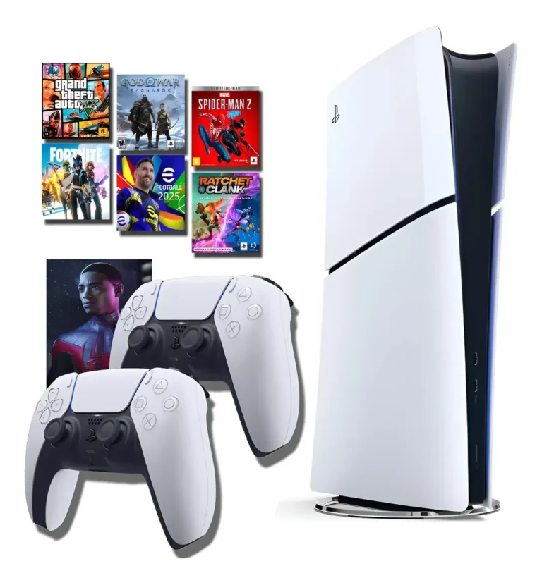 PS5 Slim Digital 825GB Astro Bot e Gran Turismo 7